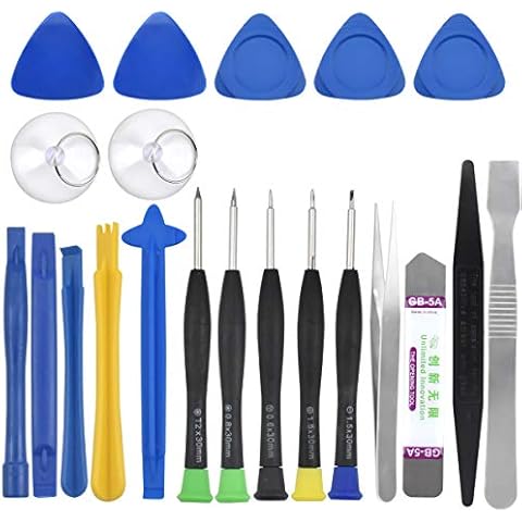 HQdeal Precision Screwdriver Set, 22pcs Screwdriver Open Pry Tools, Repair Tools Kit, Eyeglass Repair kit, Small Screwdriver Set for Smartphone Watch Laptop Eyeglasses Computer PC Cover