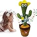 TRFBC Juguetes de Peluche de Cactus, Cactus Que Baila, Cactus bailarín de Peluche Juguetes Electrónicos temblorosos Cactus de Baile Divertidos Juguetes educativos para la Primera Infancia, 32cm
