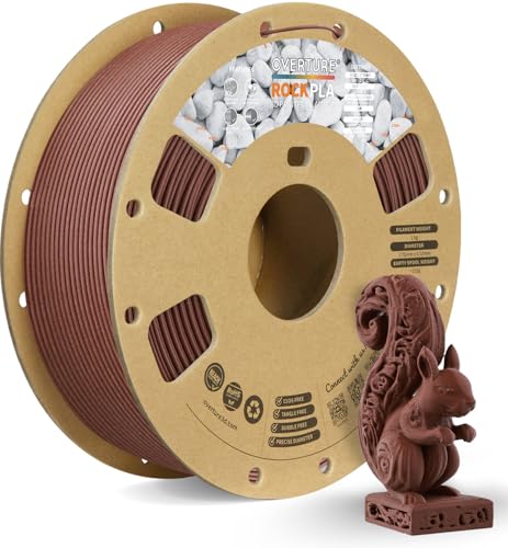Filament OVERTURE PLA Brązowy Teksturowany (BROWN TEXTURED)