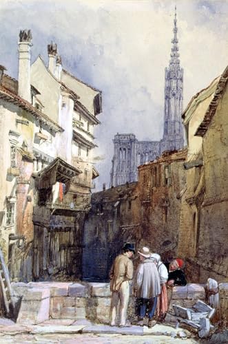 Póster de lienzo un canale a Strasburgo por Stanfield cuadro decorativo de 60x90cm