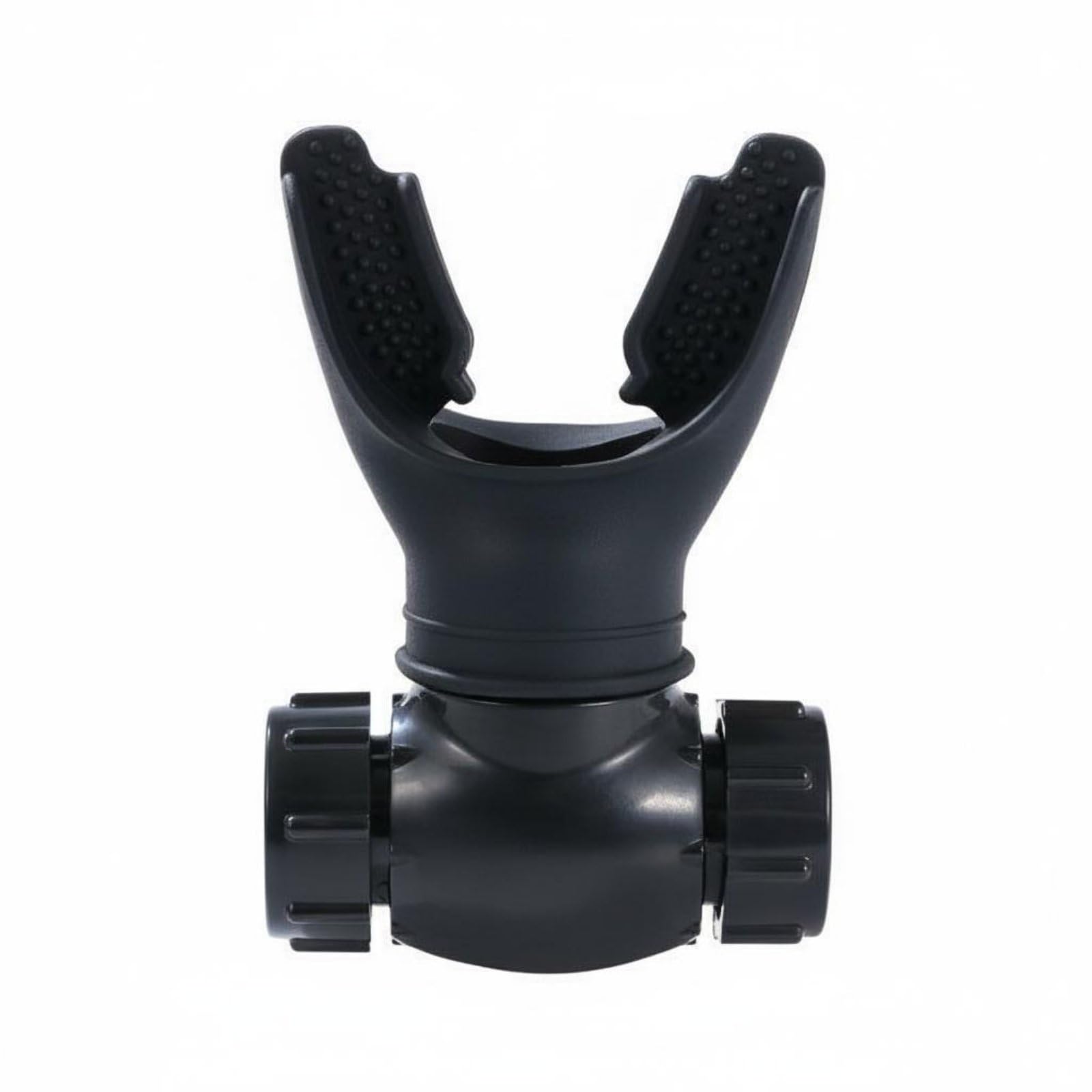 Lung Capacity Training Device Portable Respiratory Muscle Exerciser Adjustable Level Breathing Exerciser Ergonomic Design, Black, Gen2 Fishbone Bag-image-6