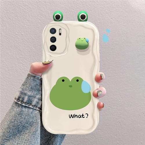 Custodia Cartone Animato 3D Compatibile con OPPO A16/OPPO A16S/OPPO A54S Cover Silicone Antiurto Alla Moda