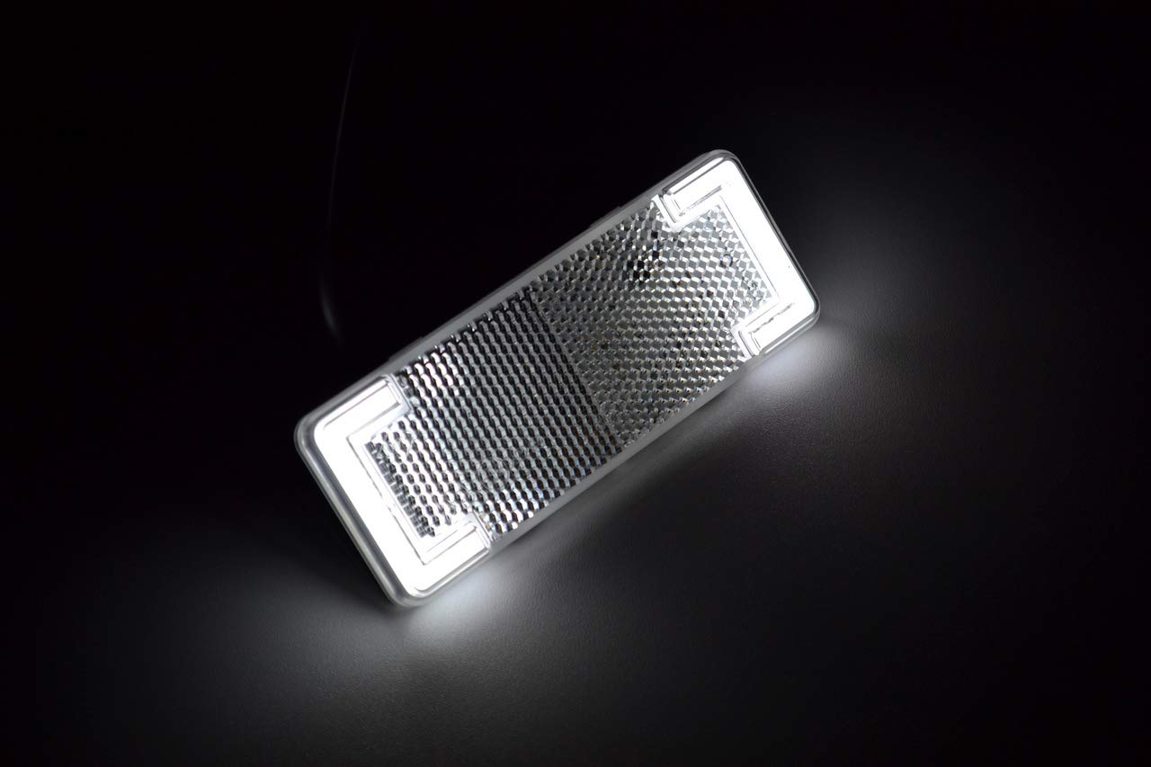 8 x 12/24 V LED białe neonowe przednie boczne obrysowe światła pozycyjne z uchwytami podwozia ciężarówki przyczepa busa kempingowego