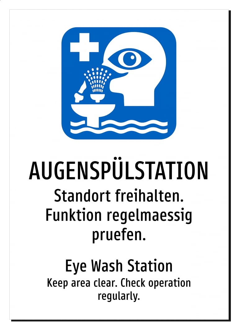 62130-DEEN-S-07 | AUGENSPÜLSTATION/Eye Wash Station Schild