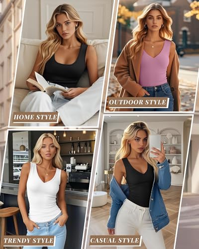72% Off Women's Thermal Tank Tops - 3 Pack Fleece Lined Camisole
