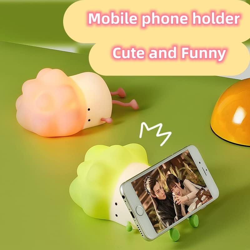 Miniatura 6 de Silicone LED Night Light for Kids Cute Cabbage Light Dimmable Night Light with Rechargeable and Timer  Kawaii Light for Breastfeeding  Bedroom