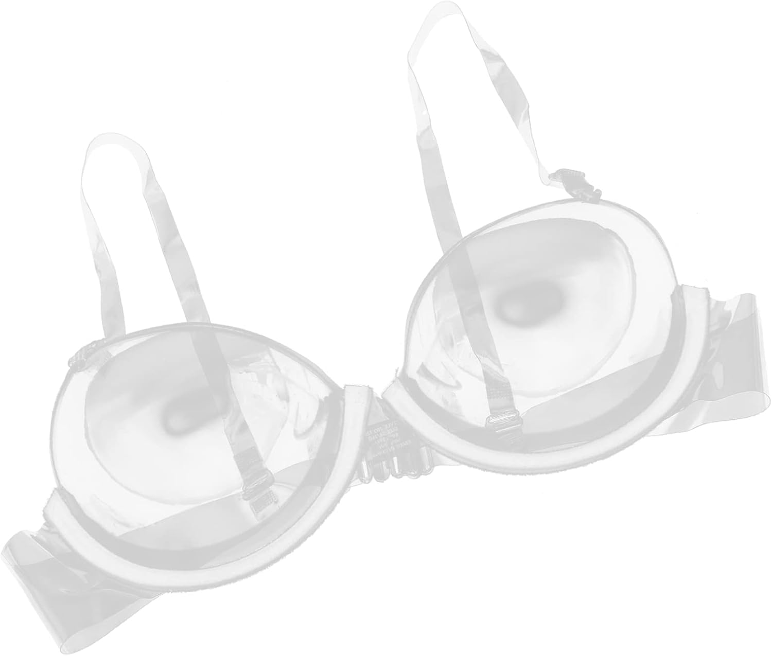 Womens Bras Women Transparent See Through Underwire Bra Clear