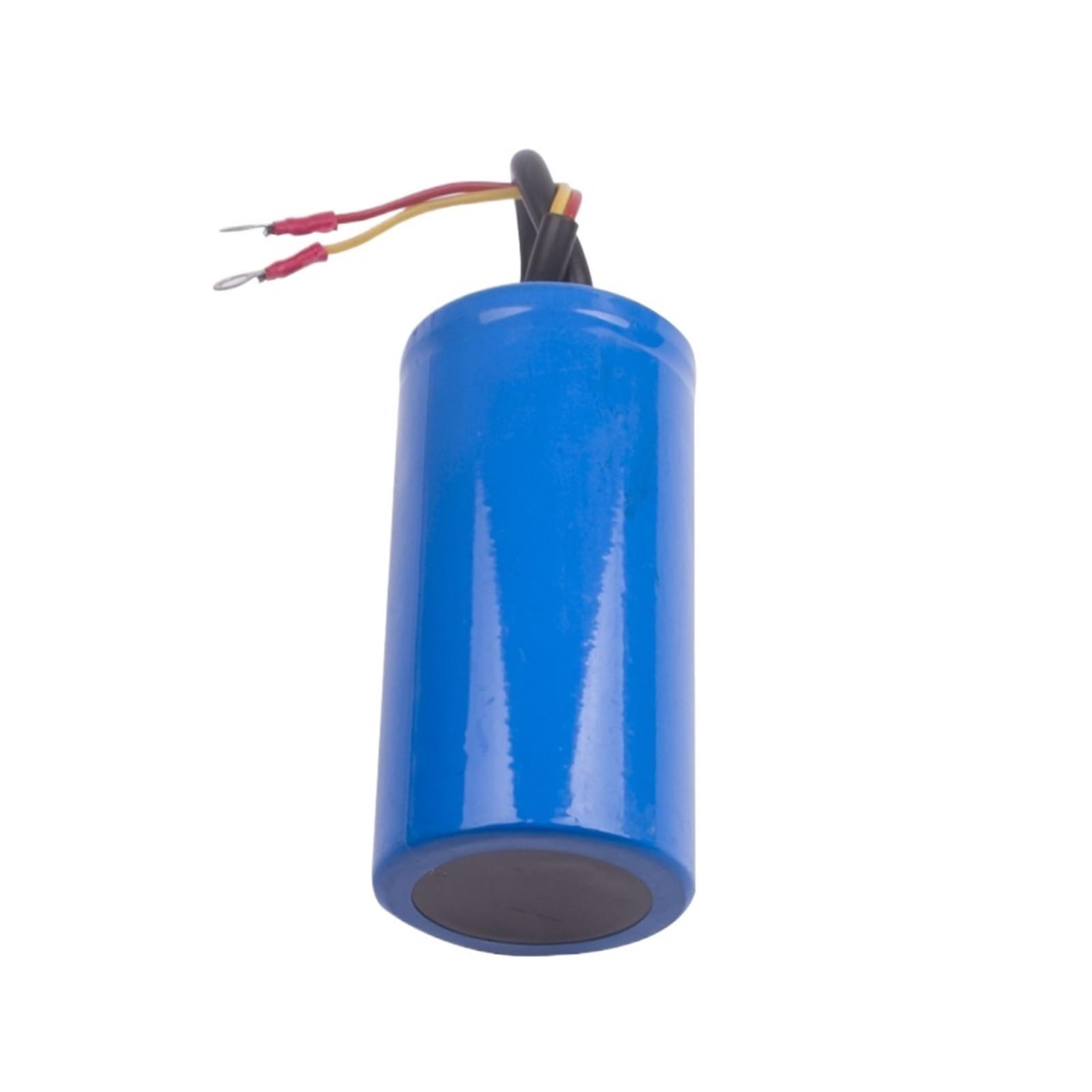 Condensador de arranque CA CD60 600uF 300 V para compresores de aire pesados para motor eléctrico amarillo rojo dos cables