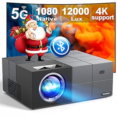Projector with WiFi and Bluetooth,12000LM Nativ...