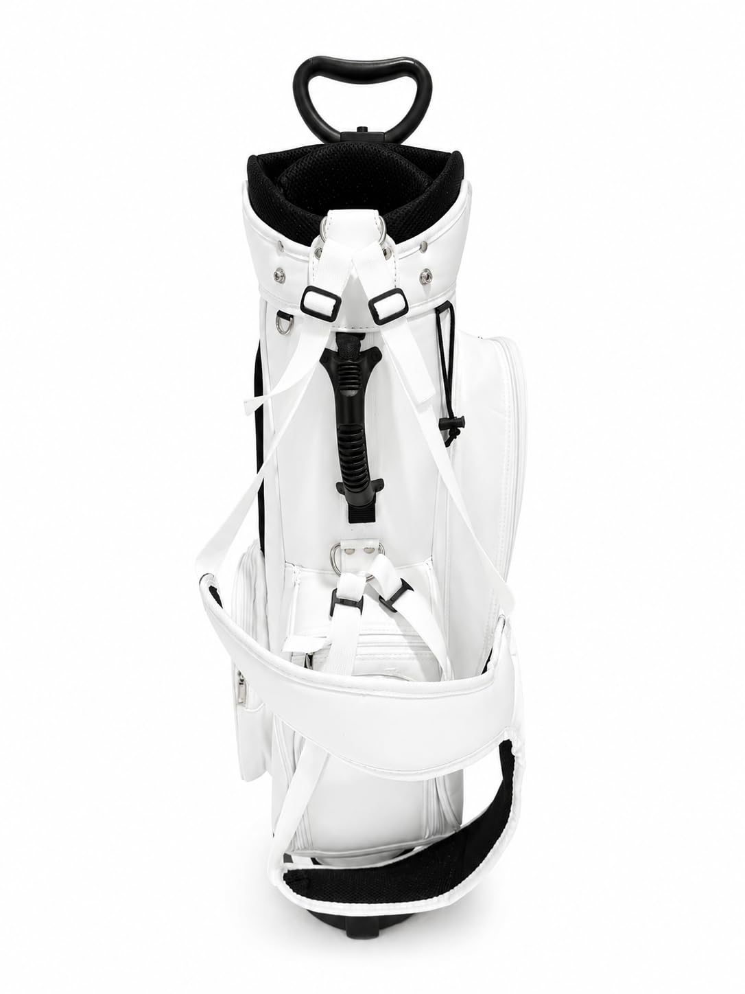 Golf Hybrid Tasche mit integriertem Trolley (Weiß)