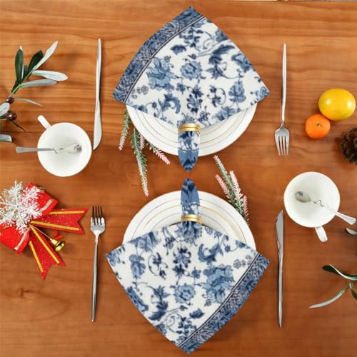 Servilletas de Tela con Diseño Floral Set de 6 miniatura 4