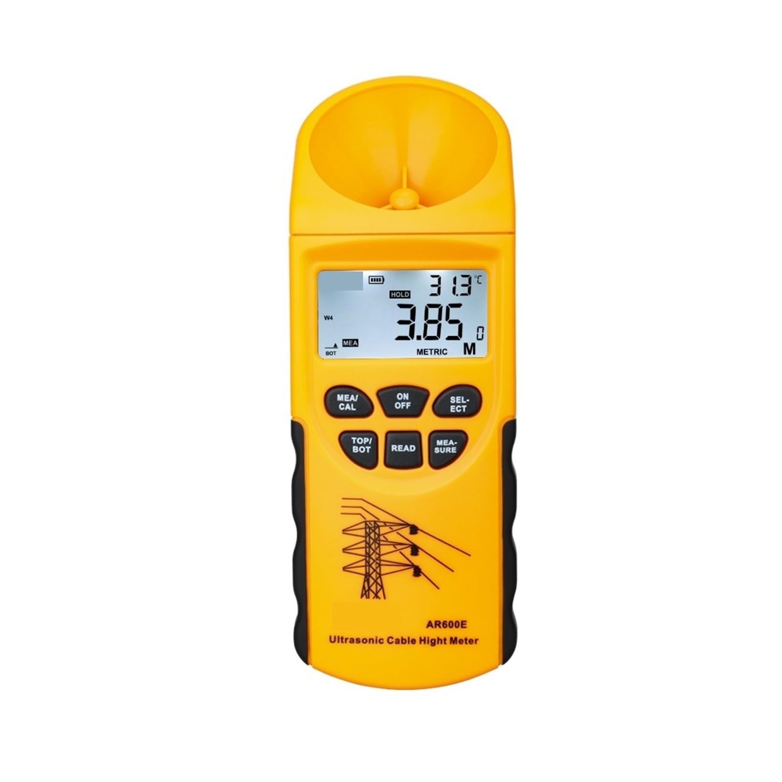Display LCD for Misuratore Di Altezza Del Cavo A Ultrasuoni AR600E