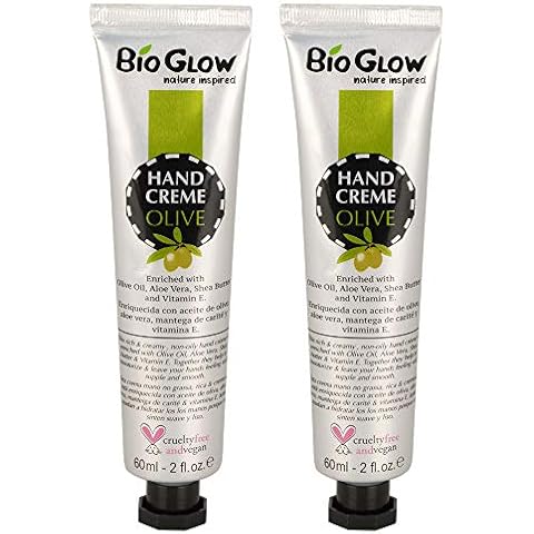 Bio Glow Olive Hand Creme 60ml Range - Pack of 2 Cover