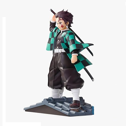 Vista 14 de Kyojuro Rengoku - Figura de acción de anime de demonio, figura de acción de la llama Hashira Swordsman, juguete de Gfit, figura coleccionable