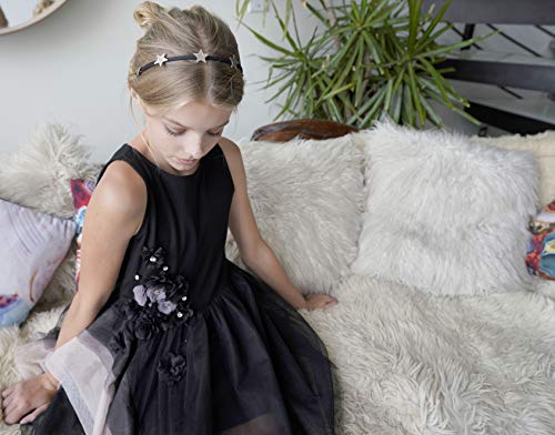 Smukke, Big Girls Tween Beautiful Special Occasion Mesh And Tulle Embellished Party Dance Dressy Dresses (Multiple Styles), 7-16 (Black, 10) #TOP1