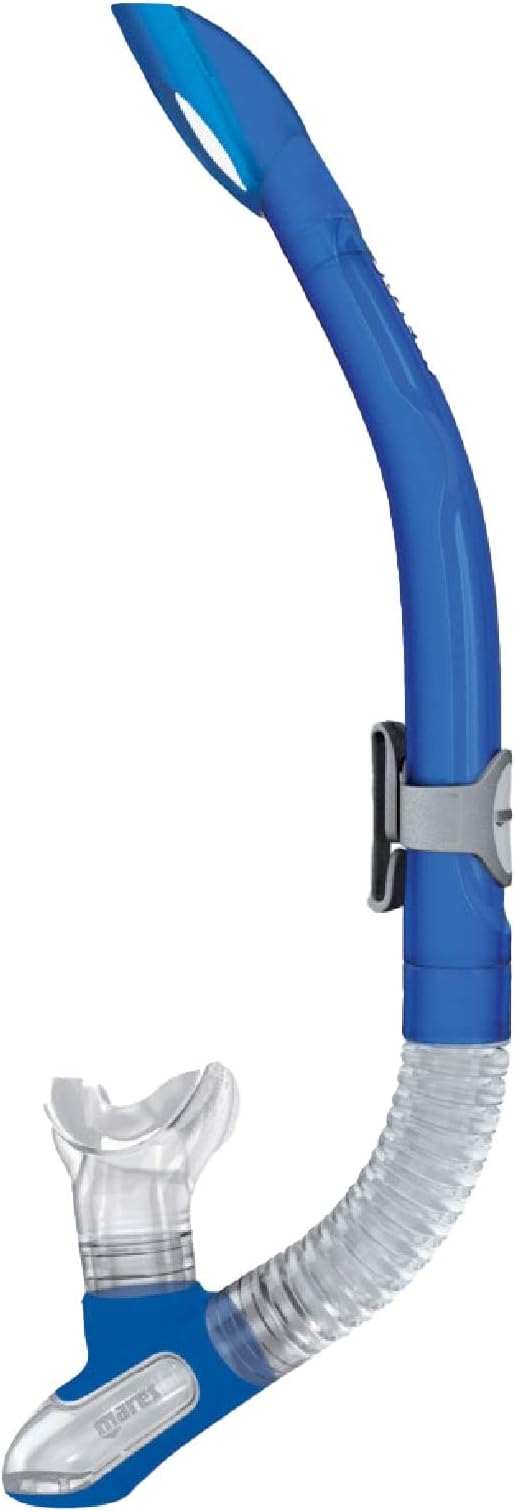 Ergo Splash Snorkel for Scuba Diving, Snorkeling, Freediving with Semi-Dry Top, Anti-Splash System, Silicone Mouthpiece