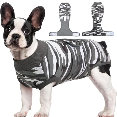 Kuoser Recovery Suit for Dogs Cats, Soft Dog Surgery Suit Female Male Spay