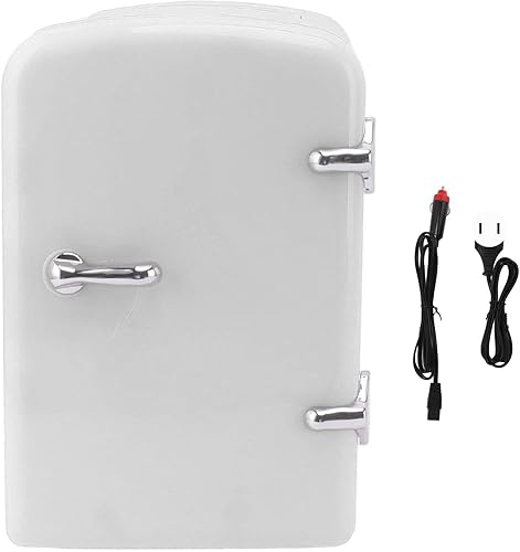 Tnfeeon Mini refrigerador personal compacto y portátil, capacidad de 4 litros, enfría seis latas de 12 onzas, respetuoso con el medio ambiente,