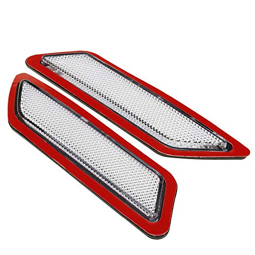 Image of Bumper Crystal Smoke Reflector Side Marker Lights 2011-2015 For BMW F30 F31 3-Series Base Model (White)