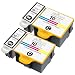 HouseOfToners Compatible Ink Cartridge Replacements for Kodak #10XL Black & #10 Color (2 Black, 2 Color, 4-Pack)
