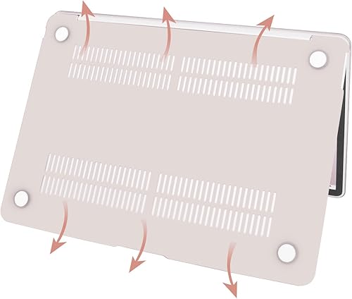 Miniatura 146 de B BELK Funda compatible con MacBook Air de 13 pulgadas 2022 2021 2020 2019 2018 M1 A2337 A2179 A1932 Touch ID, carcasa rígida de plástico para Verde