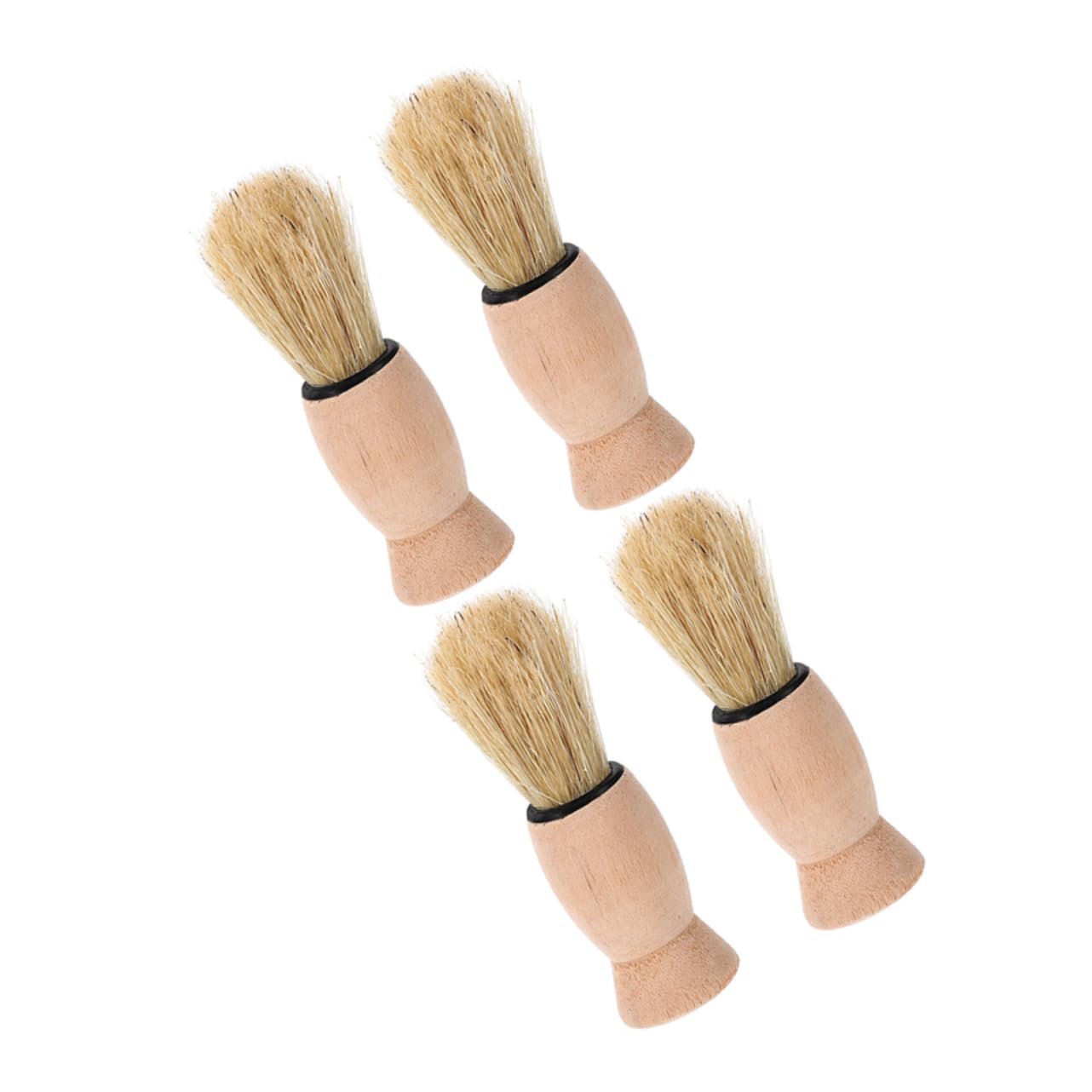 FOMIYES Beard Cleaning Makeup Hair Shave Tools Pcs Wooden Handle Shaving Brush for Home Barber Use