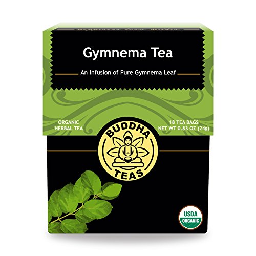 Buddha Teas Organic Gymnema Leaf Tea - Ou Kosher, Usda Organic, Ccof Organic, 18 Bleach-Free Tea Bag #TOP4