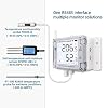 RS485 PT-100 Thermocouple Temperature Probe, Platinum Resistor Sensor for Extreme Heat or Cold, Monitor -200 to 400 C,Audio Plug, for GS1 Device only