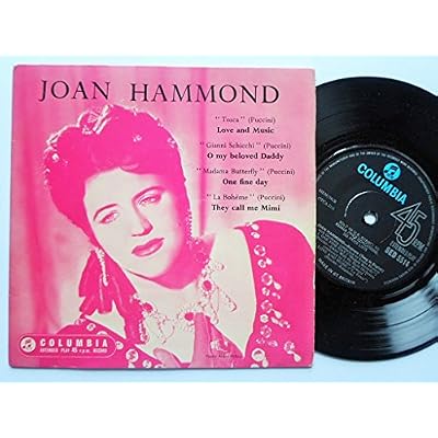 Joan Hammond One Fine Day EP Columbia SED5514 EX 1960s