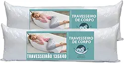 Kit 2 Travesseiro De Corpo xuxão imperméavel Pillow 40cm X 1,30m