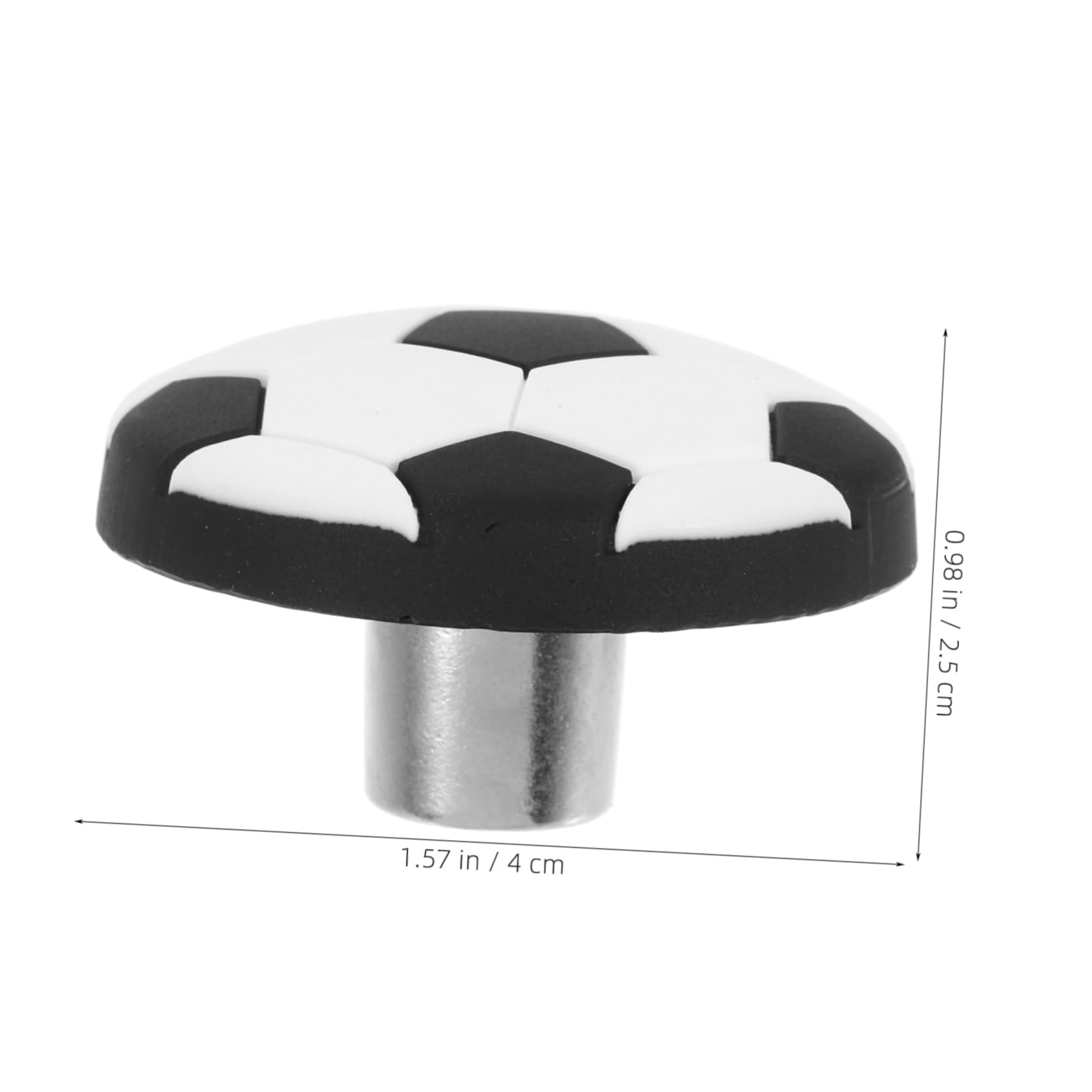 SOESFOUFU Cushioned Drawer Handles for Boys and Girls Decorative Cabinet Knobs Fun Football Theme Safe for Small Hands