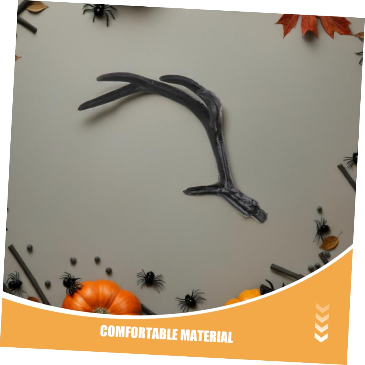 Veemoon 3 Paires Cerceau de corne d'Halloween casque de corne gothique bandeau de costume de costumes Plastique Noir