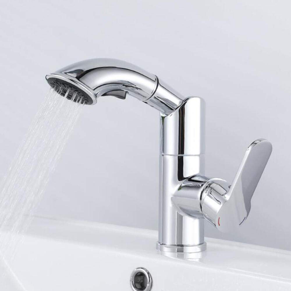 Robinet de lavabo rotatif qui résout le problème des éclaboussures et facilite le lavage des cheveux