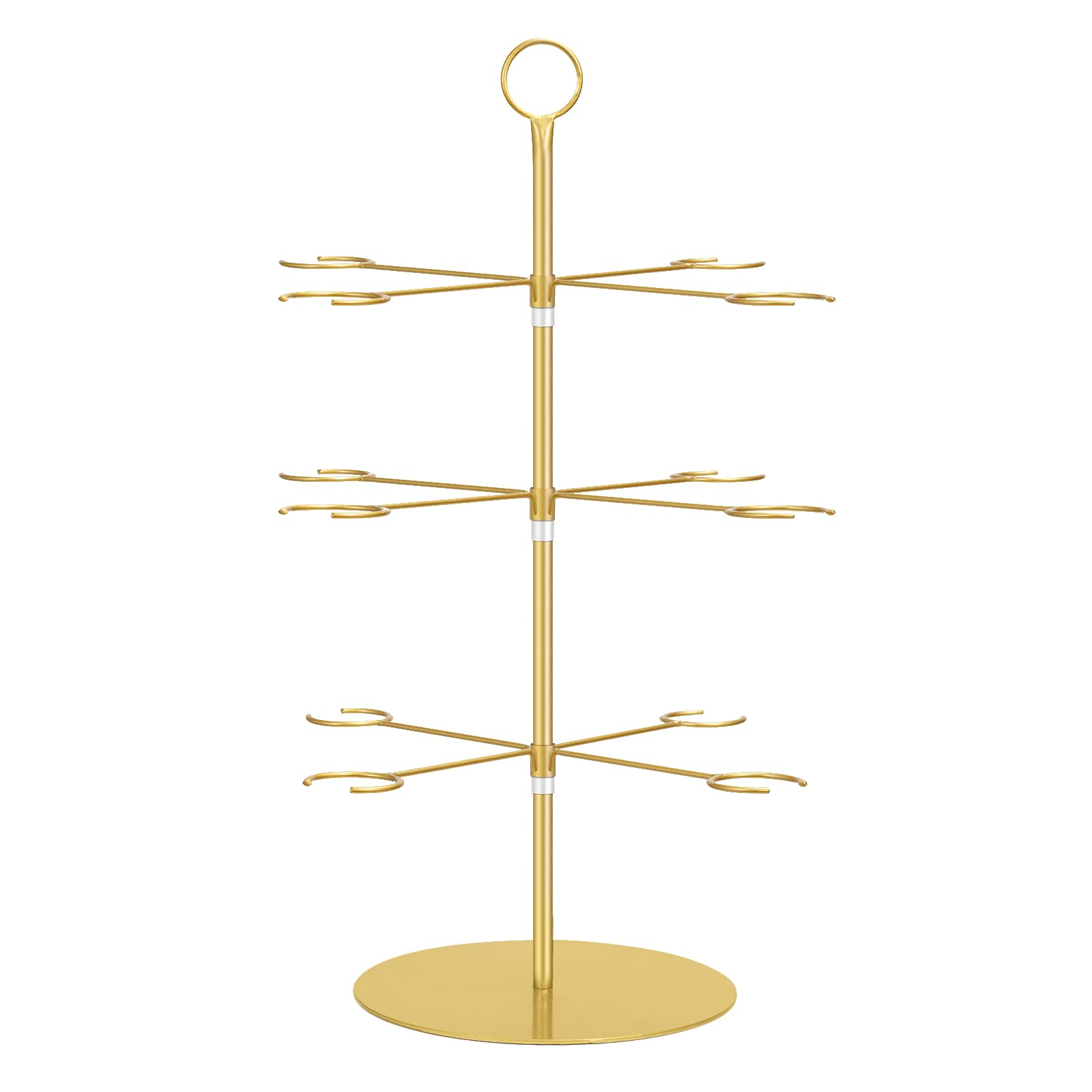 Arbre à Cocktail,2 Niveaux 6 Supports pour Verre à Vin,Tour à Cocktail en Métal pour Fête de Mariage,Tour à Champagne,Support de Bar et Boisson,Pour Verres à Vin,Boissons,Cocktails,Martini,Margarita