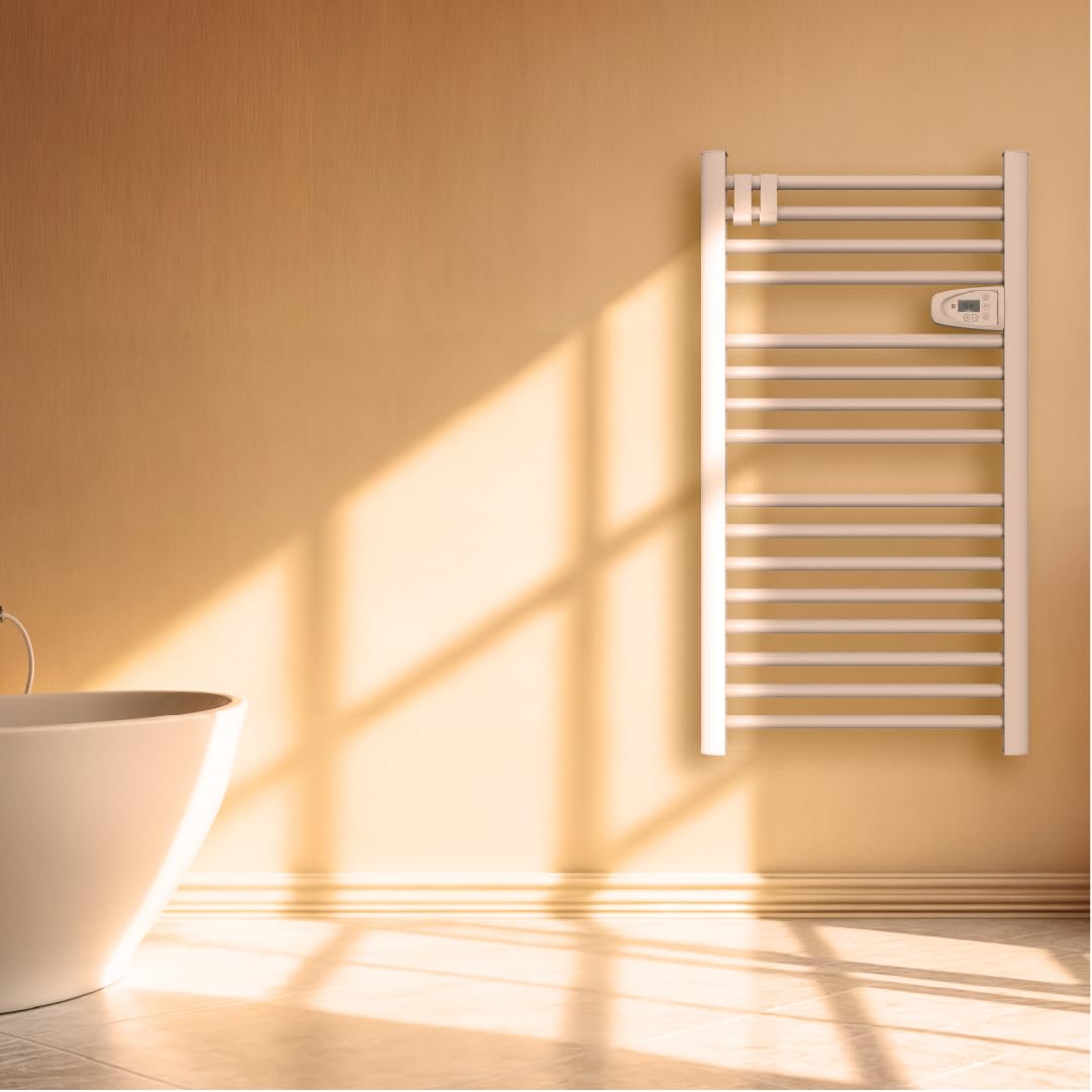 BESTHERM - Sèche-serviette électrique sans fluide 500W H.98xL54cm HESTIA blanc