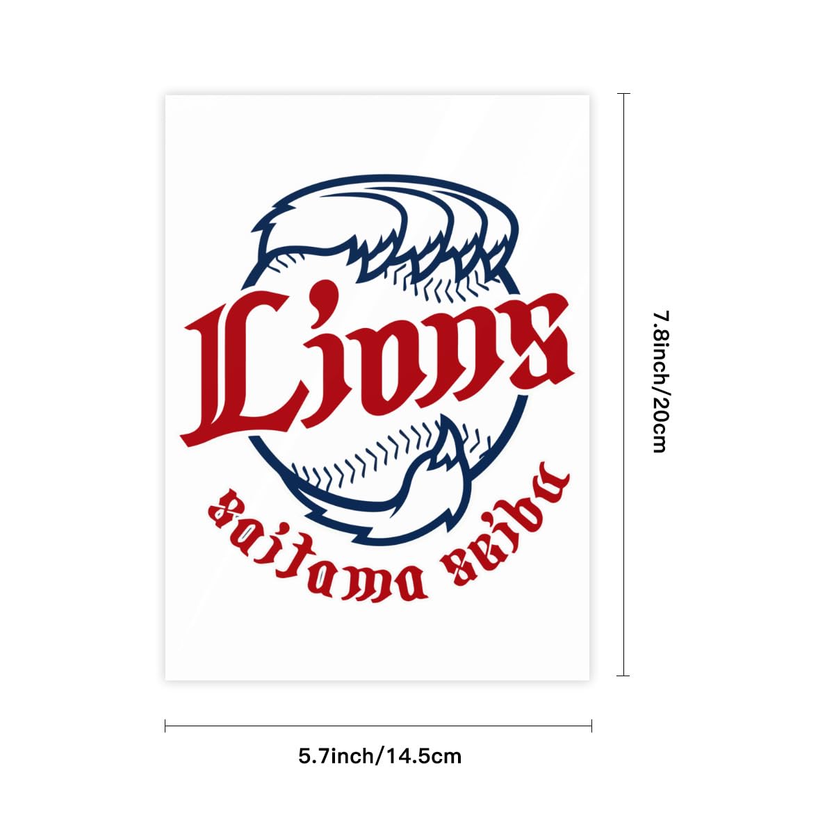 Amazon.co.jp: 埼玉西武ライオンズ 1枚 クリスタルステッカー