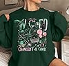 Musical Sweatshirt Women Changed for Good Musical Movie Fan Gifts Tee Witch Princess Graphic Long Sleeve Tops, Green, Medium #1