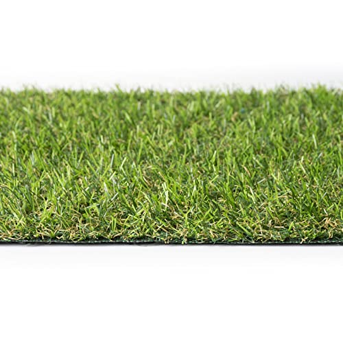 Cranbrook 17mm Artificial Grass - C Shaped Yarn - Fake Lawn Turf - Balcony Patio Garden (3m x 4m)