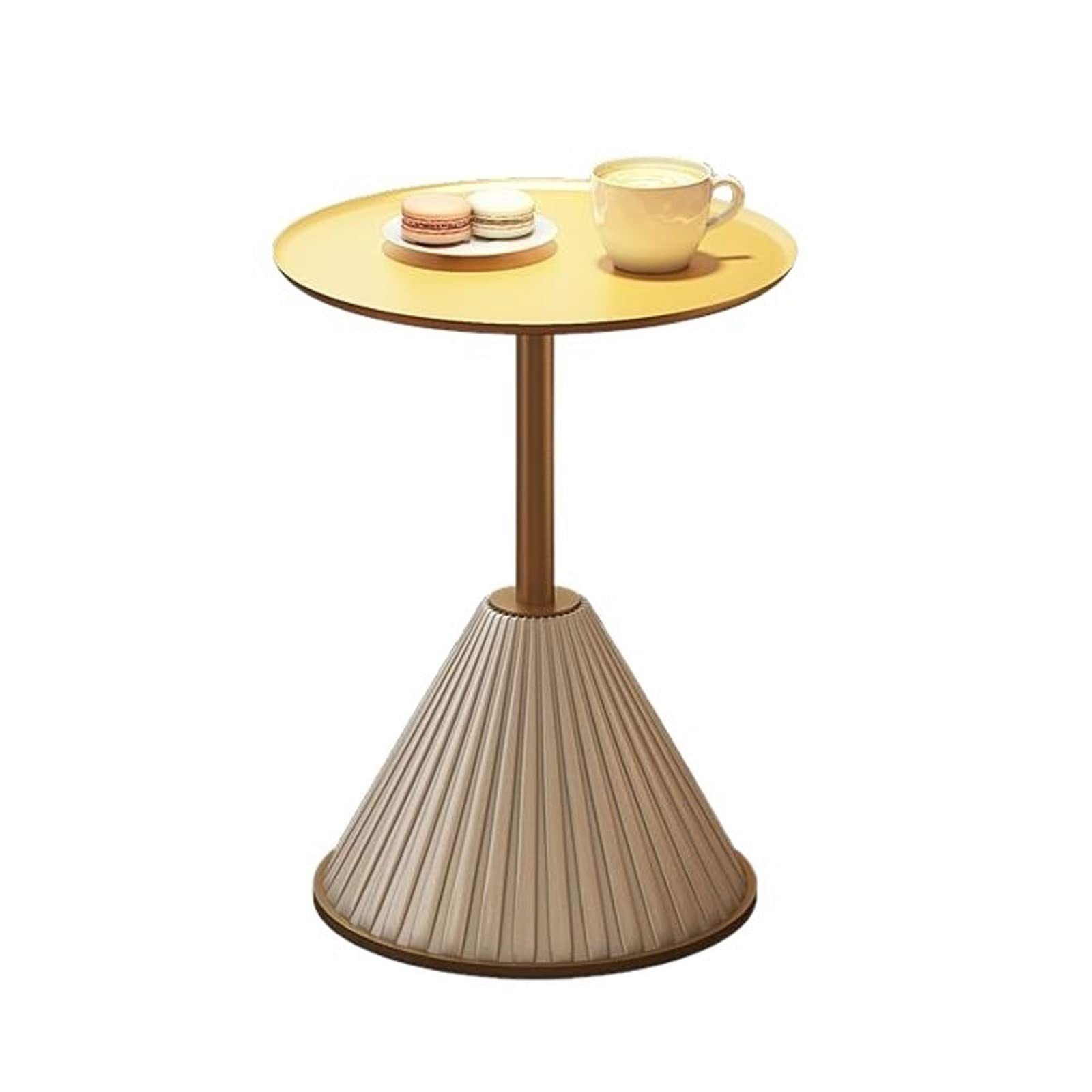 Table d'appoint en métal ronde basse pour salon et chambre