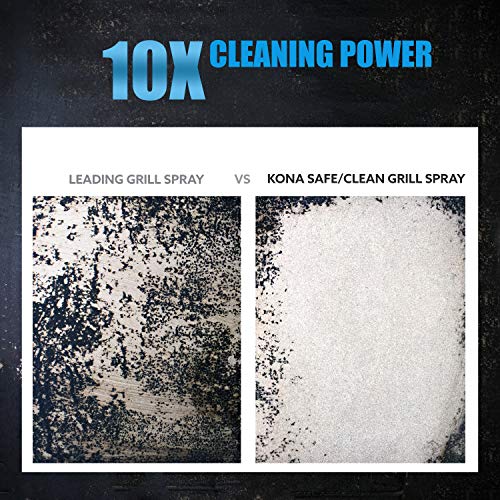 Kona Safe/Clean Grill Cleaner Spray [2-Pack] - Kitchen Degreaser Spray, Griddle Cleaner, Oven Cleaner, Heavy Duty, Non-Toxic, Fume Free & Eco-Friendly Outdoor Grill Degreaser, Biodegradable - Thumbnail 2