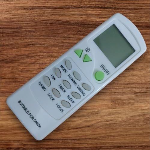 Image of Sanavya AC Remote Control - Compatible Replacement for Split & Window Air Conditioners - Replicates Genuine Remote Functions (Onida ac Remote 7c)