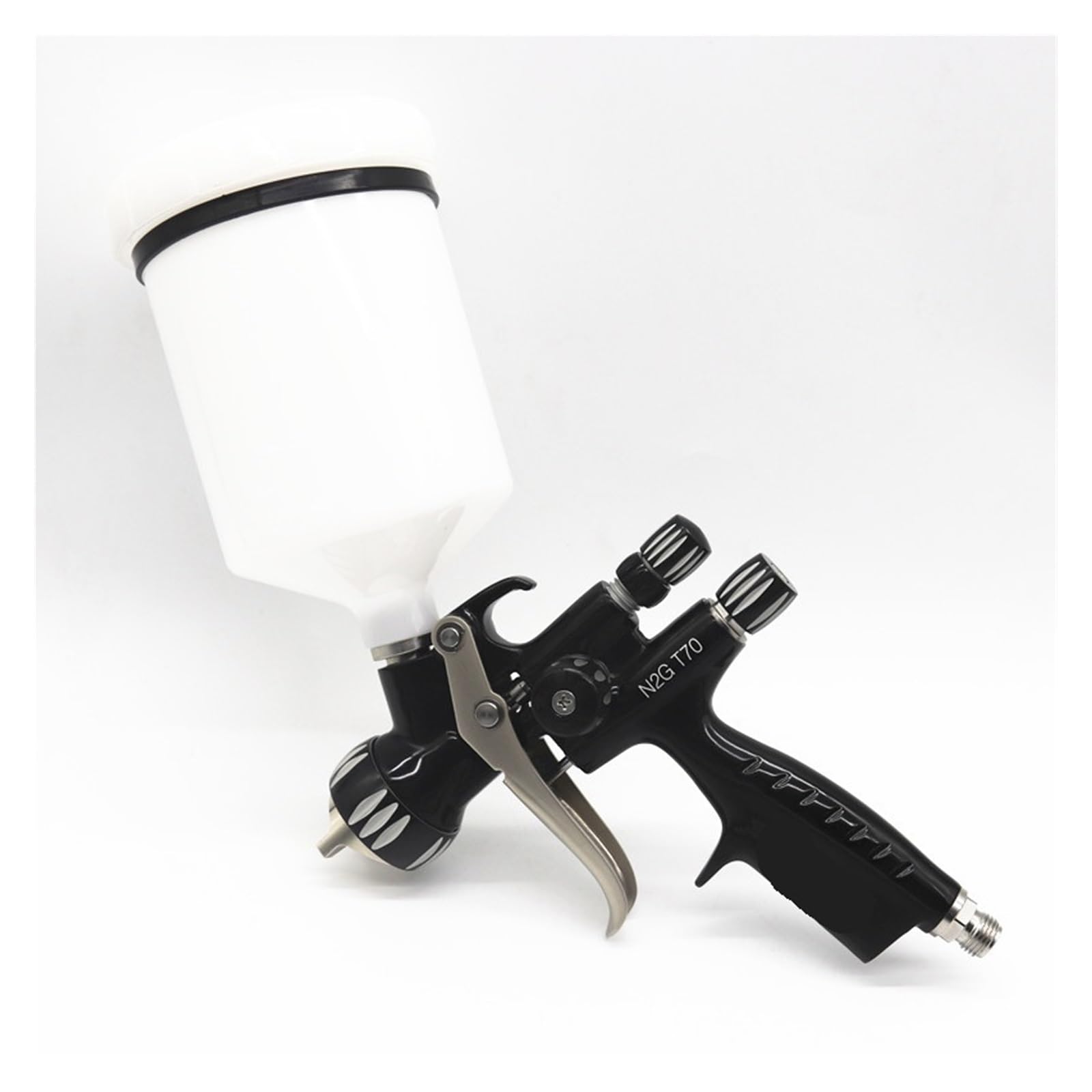 JVDDI Air Spray Gun with 1.3mm Stainless Steel Nozzle/Water-Based Paint/Varnish Paint Sprayer