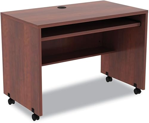 Miniatura 3 de Alera ALEVA204224MC Valencia Series 41.38 pulgadas x 23.63 pulgadas x 30 pulgadas, escritorio móvil para estación de trabajo, color cereza mediana