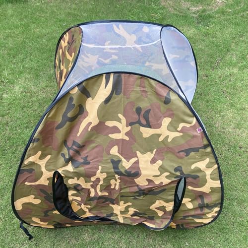 Image of Play House Foldable One Side Round Tent House for Kids Lightweight and Portable |Foldable Tent House for Kids Activity Indoor Outdoor |Play Tent House for Multi Purpose (Multi-Color-Black)