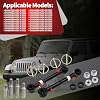 Nakkaa Adjustable Front Sway Bar Links Quicker Disconnect System 2.5-6 Lift Compatible with Wrangler JK JKU 2007-2018 Replacement