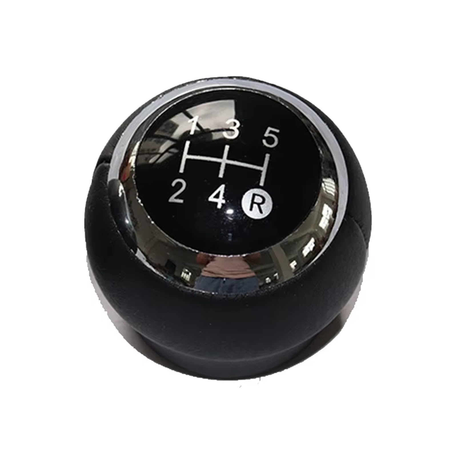 XKOEHXJ Car Gear Shift Knob for Toyota for Auris 2007-2011 5/6 Speed Car Shift Gear Knob Lever Gaitor Boot Cover Gearbox Boot Cover(5 Speed Black knob)