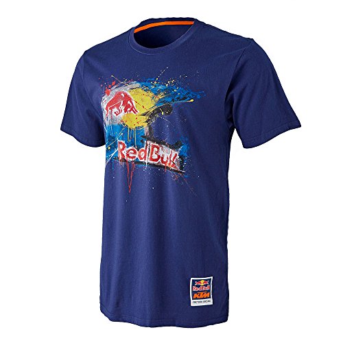 Red Bull KTM Factory Racing Helmet Tee Blue Small
