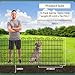 15 Panels Tall Garden Animal Barrier Fence with Gate, 33 in(H) X 36.8 ft(L) No Dig Decorative Garden Fence Outdoor for Yard, Heavy Duty Rustproof Metal Edging Border for Dog, Rabbits