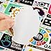 100 PCS Cool Programming Stickers Logo Internet Software Sticker Funny Gift for Geeks Hackers Developers to DIY Laptop Phone (A+B - 100PCS)