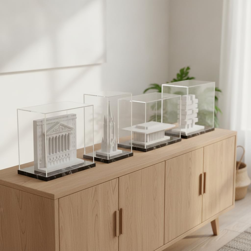 Maqueta Arquitectónica corativa, Modelo A: 30x18x27cm